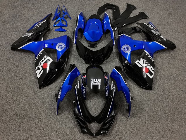 Carenados Moto Suzuki GSXR 1000 2009-2016 - Negro Azul Asequibles