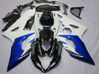 Carenados Moto Suzuki GSXR 1000 2005-2006 - Blanco Azul Negro Asequibles