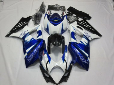 Carenados Moto Suzuki GSXR 1000 2007-2008 - Blanco Azul Negro Corona Alstare Asequibles