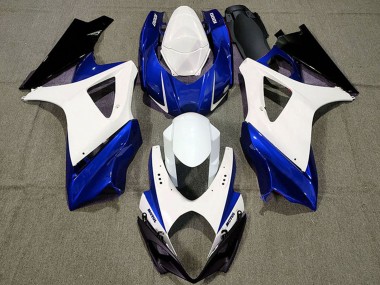 Carenados Moto Suzuki GSXR 1000 2007-2008 - Blanco Azul Negro Asequibles