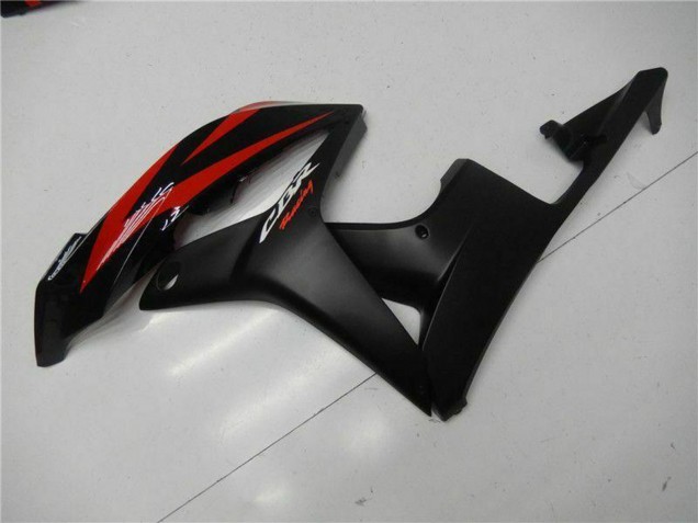Carenados Moto Honda CBR600RR 2007-2008 - Rojo Negro Mate Calcomanías Asequibles