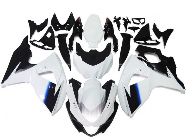 Kits Carenado Moto Suzuki GSXR 1000 2009-2016 - Blanco Azul Negro Asequibles