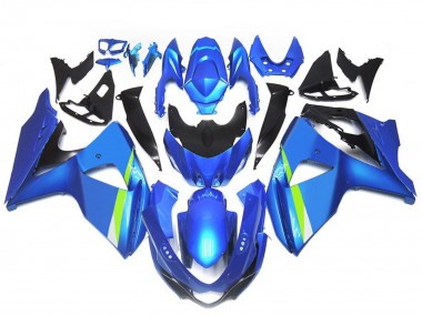 Carenados Moto Suzuki GSXR 1000 2009-2016 - Azul Verde Negro Asequibles