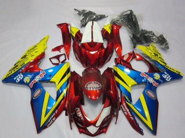 Carenados Moto Suzuki GSXR 1000 2009-2016 - Amarillo Rojo Azul Asequibles