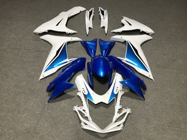 Carenados Moto Suzuki GSXR 600 / GSXR 750 2011-2024 - Azul Blanco Asequibles
