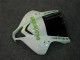 Carenado Moto Honda CBR600RR 2007-2008 - Blanco Verde Negro Brillante Hannspree Asequibles