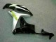 Carenado Moto Honda CBR600RR 2007-2008 - Blanco Verde Negro Brillante Hannspree Asequibles