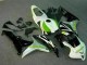 Carenado Moto Honda CBR600RR 2007-2008 - Blanco Verde Negro Brillante Hannspree Asequibles