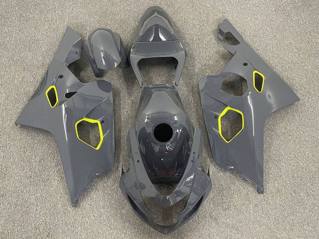 Carenados Moto Suzuki GSXR 600 / GSXR 750 2004-2005 - Nardo Gris Neon Amarillo Asequibles