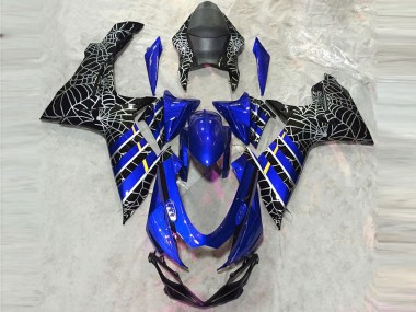 Carenados Moto Suzuki GSXR 600 / GSXR 750 2011-2024 - Azul Negro Spider Asequibles