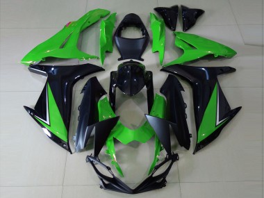 Carenados Moto Suzuki GSXR 600 / GSXR 750 2011-2024 - Verde Negro Brillante Negro Mate Asequibles