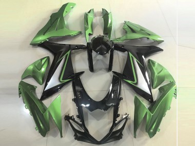 Carenados Moto Suzuki GSXR 600 / GSXR 750 2011-2024 - Verde Negro Brillante Asequibles