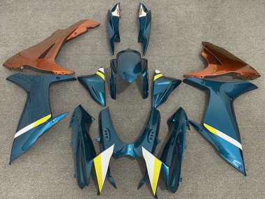 Carenados Moto Suzuki GSXR 600 / GSXR 750 2011-2024 - Azul Claro Naranja Blanco Amarillo Asequibles