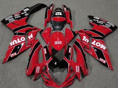 Carenados Moto Suzuki GSXR 600 / GSXR 750 2011-2024 - Rojo Negro Motul Asequibles