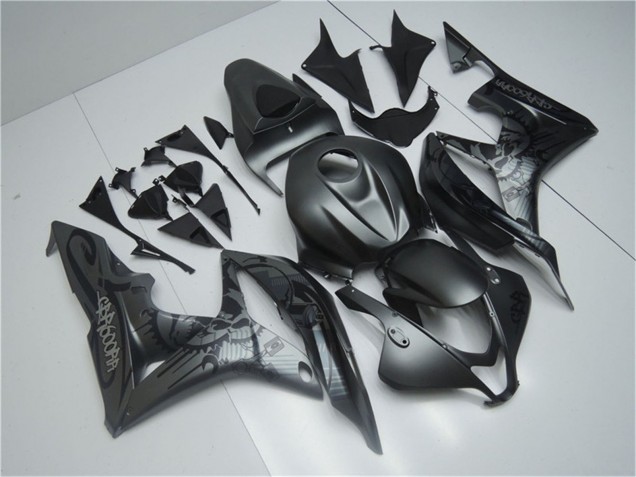Carenados Moto Honda CBR600RR 2007-2008 - Negro Mate Graffiti Asequibles