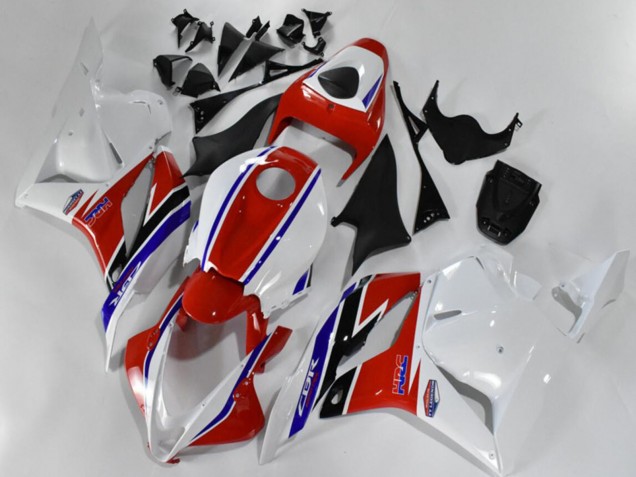 Kits Carenado Moto Honda CBR600RR 2009-2012 - Blanco Rojo Azul Asequibles