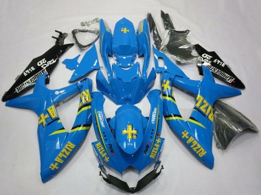 Carenados Moto Suzuki GSXR 600 / GSXR 750 2008-2010 - Azul Negro Oro Rizla Asequibles