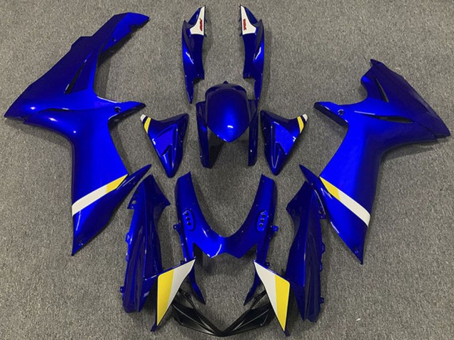 Carenados Moto ABS Suzuki GSXR 600 / GSXR 750 2011-2024 - Azul Blanco Amarillo Asequibles