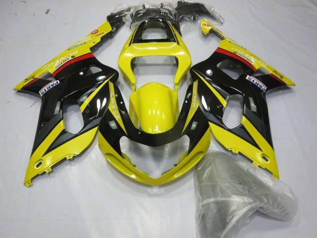 Carenados Moto Suzuki GSXR 600 / GSXR 750 2001-2003 - Amarillo Gris Negro Brillante Asequibles