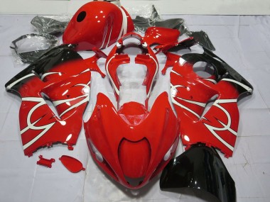 Carenados Moto Suzuki GSXR 1300 1996-2007 - Rojo Blanco Negro Asequibles