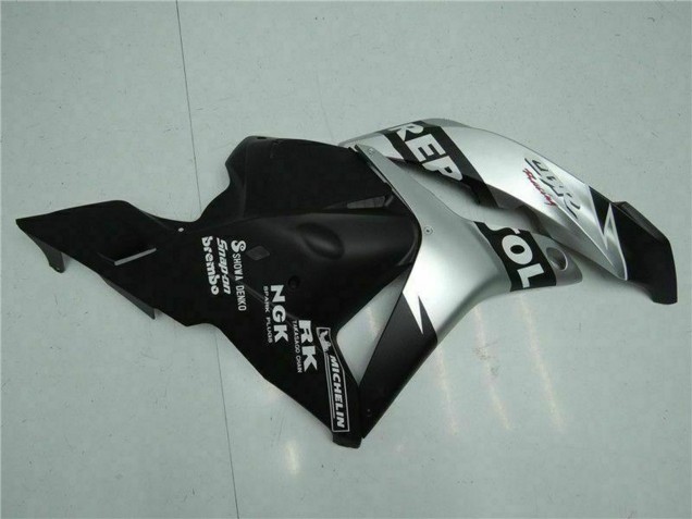 Carenados Moto Honda CBR600RR 2009-2012 - Plata Negro Mate Repsol Asequibles