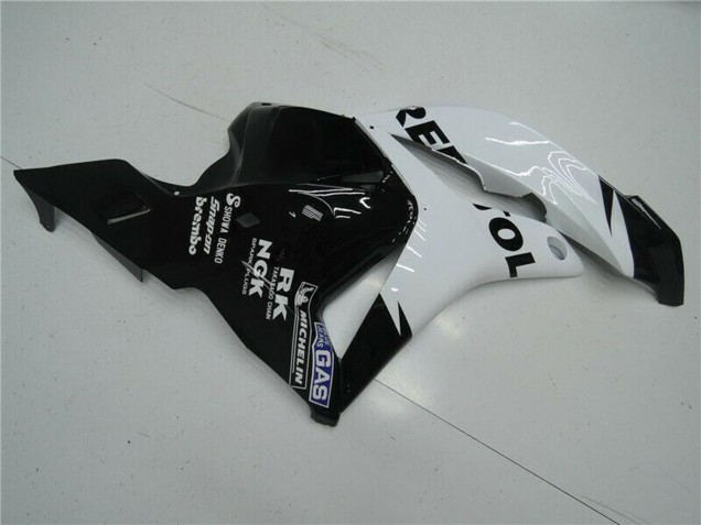 Carenado Moto Honda CBR600RR 2009-2012 - Blanco Negro Brillante Repsol Asequibles