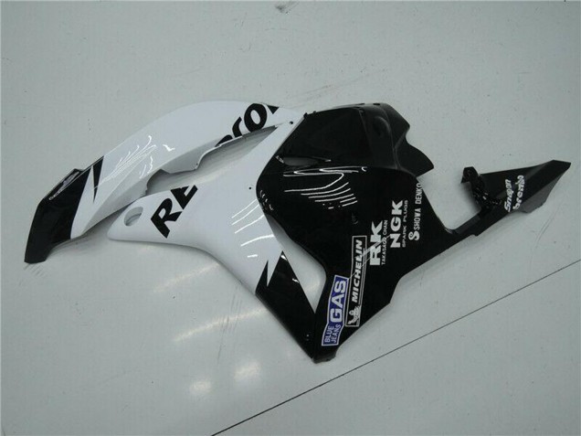 Carenado Moto Honda CBR600RR 2009-2012 - Blanco Negro Brillante Repsol Asequibles
