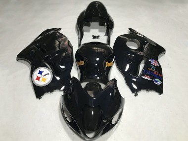 Carenados Moto Suzuki GSXR 1300 1996-2007 - Negro Brillante Team Logo Asequibles