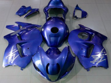 Carenados Moto Suzuki GSXR 1300 1996-2007 - Azul Brillante Plata Logo Asequibles