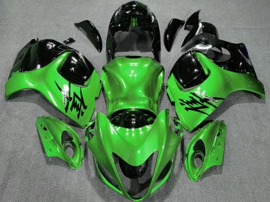 Carenados Moto Suzuki GSXR 1300 2008-2020 - Verde Brillante Negro Asequibles