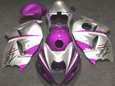Carenados Moto Suzuki GSXR 1300 1996-2007 - Rosa Brillante Plata Asequibles
