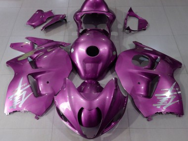 Carenados Moto Suzuki GSXR 1300 1996-2007 - Rosa Brillante Plata Logo Asequibles