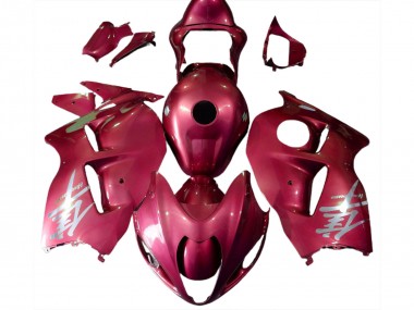 Carenados Moto Suzuki GSXR 1300 1996-2007 - Rojo Brillante Plata Logo Asequibles
