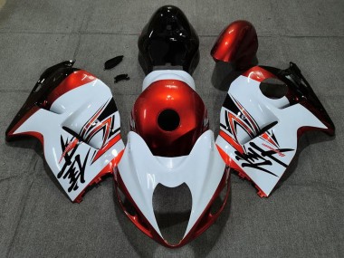 Carenados Moto Suzuki GSXR 1300 1996-2007 - Blanco Naranja Asequibles