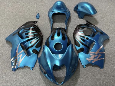 Carenados Moto Suzuki GSXR 1300 1996-2007 - Azul Cielo Negro Asequibles