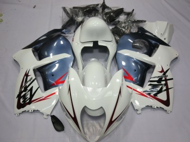 Carenados Moto Suzuki GSXR 1300 1996-2007 - Blanco Azul Asequibles