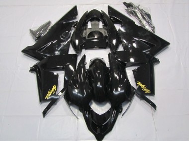 Carenados Moto Kawasaki ZX10R 2004-2005 - Negro Brillante Oro Asequibles