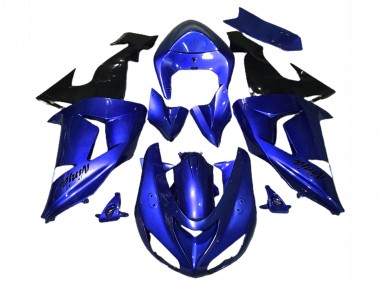 Carenados Moto Kawasaki ZX10R 2006-2007 - Azul Negro Asequibles