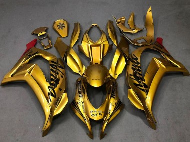 Carenados Moto Kawasaki ZX10R 2016-2020 - Oro Negro Rojo Asequibles