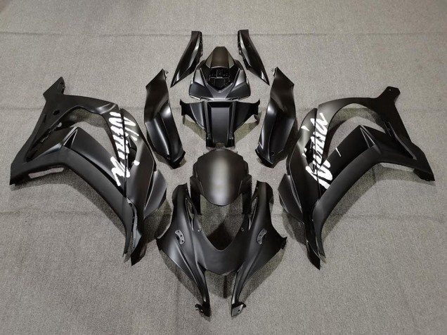 Carenados Moto Kawasaki ZX10R 2016-2020 - Negro Mate Blanco Ninja Asequibles