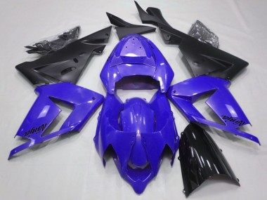 Carenados Moto Kawasaki ZX10R 2004-2005 - Azul Perla Negro Asequibles