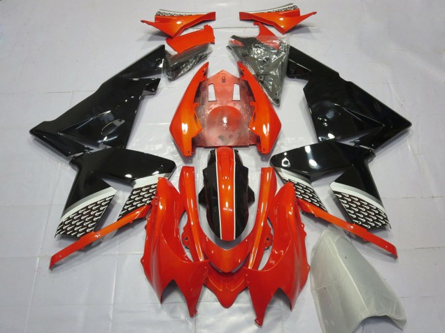Carenados Moto Kawasaki ZX10R 2004-2005 - Rojo Negro Asequibles