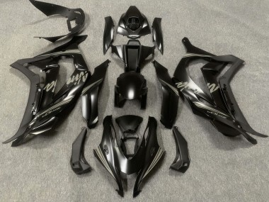 Carenados Moto Kawasaki ZX10R 2016-2020 - Negro Mate Gris Ninja Asequibles