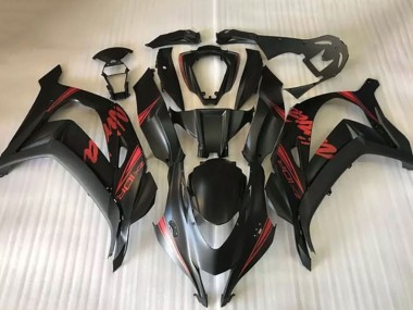 Carenados Moto Kawasaki ZX10R 2016-2020 - Negro Mate Rojo Ninja Asequibles
