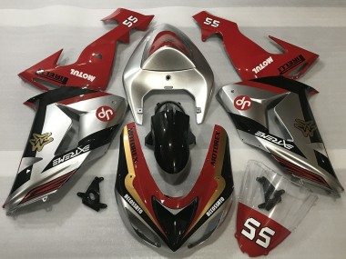 Carenados Moto Kawasaki ZX10R 2006-2007 - Rojo Plata Oro Negro Asequibles