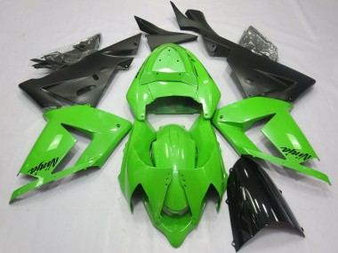 Carenados Moto Kawasaki ZX10R 2004-2005 - Lleno Verde Asequibles