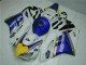Carenado Moto Honda CBR1000RR 2004-2005 - Blanco Azul Amarillo Rothmans Asequibles