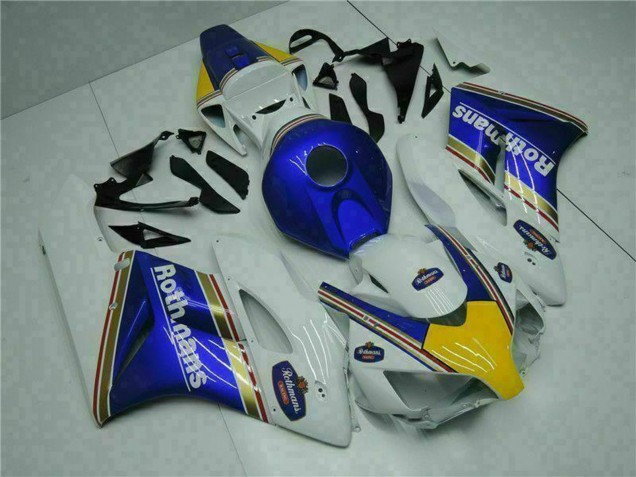 Carenado Moto Honda CBR1000RR 2004-2005 - Blanco Azul Amarillo Rothmans Asequibles