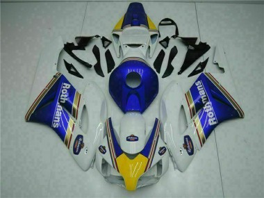 Carenado Moto Honda CBR1000RR 2004-2005 - Blanco Azul Amarillo Rothmans Asequibles