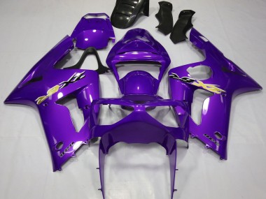 Carenados Moto Kawasaki ZX6R 2003-2004 - Púrpura Asequibles